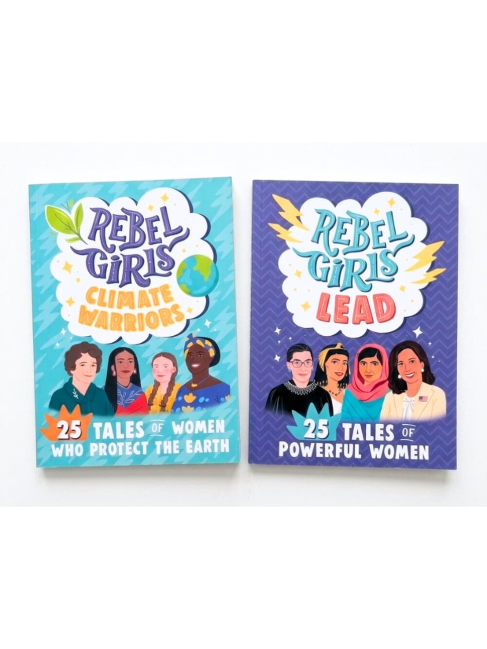 PAPERBACK Rebel Girls Series Bundle - Climate Warrior and Lead  NEW